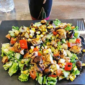Gourmet Halloumi Salad with Chicken